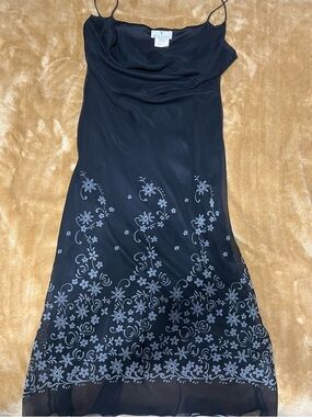 Black Floral Windsor dress!